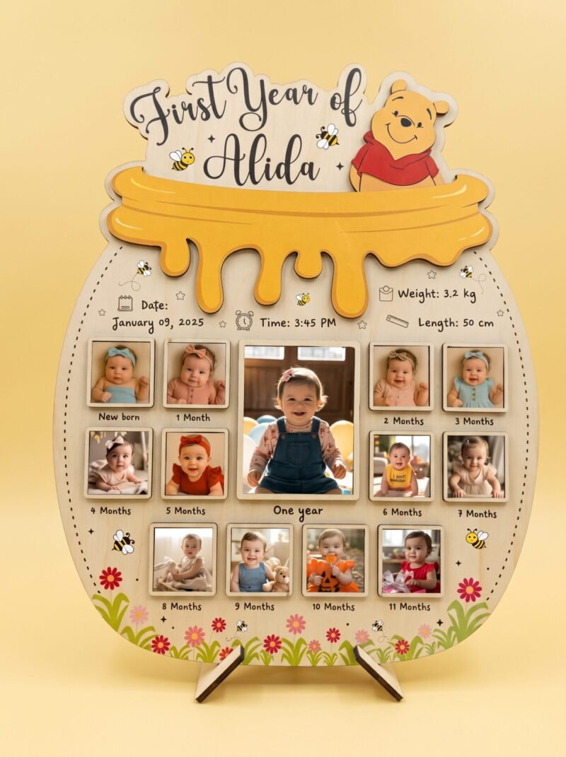 12 month photo frame
