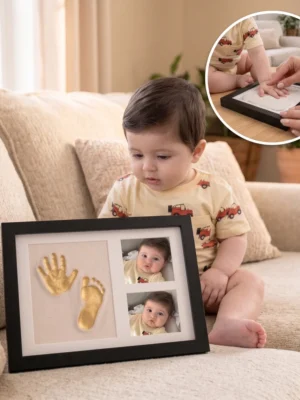 Baby Hand & Footprint Keepsake Frame